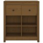 vidaXL Aparador de madera maciza de pino marrón miel 70x35x80 cm vidaXL Aparador de madera maciza de pino marrón miel 70x35x80 cm