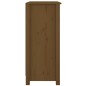 vidaXL Aparador de madera maciza de pino marrón miel 70x35x80 cm vidaXL Aparador de madera maciza de pino marrón miel 70x35x80 cm
