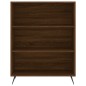 vidaXL Aparador alto madera de ingeniería marrón roble 69,5x32,5x180cm vidaXL Aparador alto madera de ingeniería marrón roble 69,5x32,5x180cm
