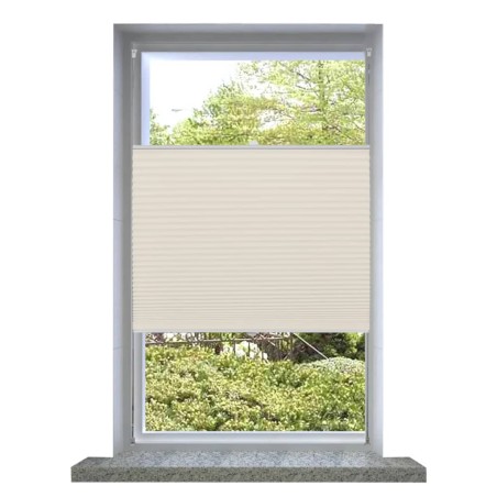 Plisé Para Ventana Persiana 80X200cm Crema