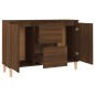 vidaXL Aparador de madera contrachapada roble marrón 103,5x35x70 cm vidaXL Aparador de madera contrachapada roble marrón 103,5x35x70 cm