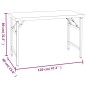 vidaXL Mesa de trabajo para cocina con estante acero inox 120x60x115cm vidaXL Mesa de trabajo para cocina con estante acero inox 120x60x115cm