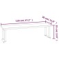 vidaXL Mesa de trabajo para cocina con estante acero inox 120x60x115cm vidaXL Mesa de trabajo para cocina con estante acero inox 120x60x115cm