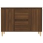 vidaXL Aparador de madera contrachapada roble marrón 103,5x35x70 cm vidaXL Aparador de madera contrachapada roble marrón 103,5x35x70 cm