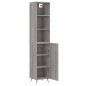 vidaXL Aparador alto madera contrachapada gris Sonoma 34,5x34x180 cm vidaXL Aparador alto madera contrachapada gris Sonoma 34,5x34x180 cm