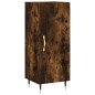 vidaXL Aparador de madera contrachapada roble ahumado 34,5x34x180 cm vidaXL Aparador de madera contrachapada roble ahumado 34,5x34x180 cm