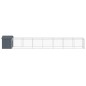 vidaXL Jaula gallinas con corral acero galvanizado gris 117x813x123 cm vidaXL Jaula gallinas con corral acero galvanizado gris 117x813x123 cm