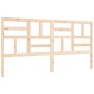 vidaXL Estructura de cama de matrimonio con cabecero madera maciza vidaXL Estructura de cama de matrimonio con cabecero madera maciza