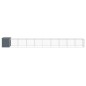 vidaXL Gallinero con corral acero galvanizado gris 110x1017x110 cm vidaXL Gallinero con corral acero galvanizado gris 110x1017x110 cm