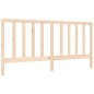 vidaXL Estructura de cama de matrimonio con cabecero madera maciza vidaXL Estructura de cama de matrimonio con cabecero madera maciza