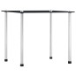 vidaXL Mesas apilables 3 unidades vidrio templado negro vidaXL Mesas apilables 3 unidades vidrio templado negro