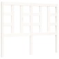 vidaXL Estructura cama de matrimonio con cabecero madera maciza blanco vidaXL Estructura cama de matrimonio con cabecero madera maciza blanco