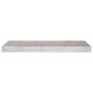 vidaXL Estante flotante de pared MDF gris hormigón 60x23,5x3,8 cm