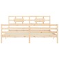 vidaXL Estructura de cama con cabecero madera maciza 200x200 cm vidaXL Estructura de cama con cabecero madera maciza 200x200 cm