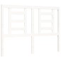 vidaXL Estructura de cama con cabecero madera maciza blanco 120x200 cm vidaXL Estructura de cama con cabecero madera maciza blanco 120x200 cm