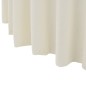 vidaXL Fundas elásticas para mesa 2 uds con falda 180x74 cm crema vidaXL Fundas elásticas para mesa 2 uds con falda 180x74 cm crema