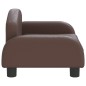 vidaXL Sofá para niños de cuero sintético marrón 50x40x30 cm vidaXL Sofá para niños de cuero sintético marrón 50x40x30 cm
