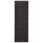 vidaXL Alfombra de sisal para rascador negro 66x200 cm vidaXL Alfombra de sisal para rascador negro 66x200 cm