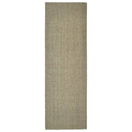 vidaXL Alfombra de sisal para rascador gris taupe 66x200 cm