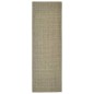 vidaXL Alfombra de sisal para rascador gris taupe 66x200 cm vidaXL Alfombra de sisal para rascador gris taupe 66x200 cm