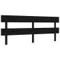 vidaXL Estructura de cama con cabecero madera maciza negro 200x200 cm vidaXL Estructura de cama con cabecero madera maciza negro 200x200 cm