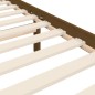 vidaXL Estructura de cama matrimonio con cabecero madera marrón miel vidaXL Estructura de cama matrimonio con cabecero madera marrón miel