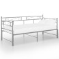 vidaXL Estructura de sofá cama extraíble metal gris 90x200 cm vidaXL Estructura de sofá cama extraíble metal gris 90x200 cm