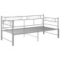 vidaXL Estructura de sofá cama extraíble metal gris 90x200 cm vidaXL Estructura de sofá cama extraíble metal gris 90x200 cm
