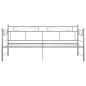 vidaXL Estructura de sofá cama extraíble metal gris 90x200 cm vidaXL Estructura de sofá cama extraíble metal gris 90x200 cm