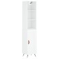 vidaXL Aparador alto madera contrachapada blanco 34,5x34x180 cm vidaXL Aparador alto madera contrachapada blanco 34,5x34x180 cm