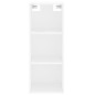 vidaXL Aparador alto madera contrachapada blanco 34,5x34x180 cm vidaXL Aparador alto madera contrachapada blanco 34,5x34x180 cm