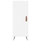 vidaXL Aparador alto madera contrachapada blanco 34,5x34x180 cm vidaXL Aparador alto madera contrachapada blanco 34,5x34x180 cm