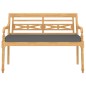 vidaXL Set de muebles de jardín 4 pzas y cojines madera maciza de teca vidaXL Set de muebles de jardín 4 pzas y cojines madera maciza de teca