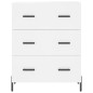 vidaXL Aparador alto madera contrachapada blanco 69,5x34x180 cm vidaXL Aparador alto madera contrachapada blanco 69,5x34x180 cm