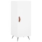 vidaXL Aparador alto madera contrachapada blanco 34,5x34x180 cm vidaXL Aparador alto madera contrachapada blanco 34,5x34x180 cm