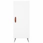 vidaXL Aparador alto madera contrachapada blanco 34,5x34x180 cm vidaXL Aparador alto madera contrachapada blanco 34,5x34x180 cm