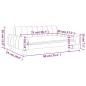 vidaXL Sofá para niños de cuero sintético marrón 90x53x30 cm vidaXL Sofá para niños de cuero sintético marrón 90x53x30 cm