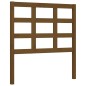 vidaXL Estructura cama con cabecero madera maciza marrón miel 90x200cm vidaXL Estructura cama con cabecero madera maciza marrón miel 90x200cm
