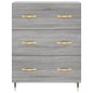 vidaXL Aparador alto madera contrachapada gris sonoma 69,5x34x180 cm vidaXL Aparador alto madera contrachapada gris sonoma 69,5x34x180 cm