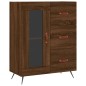 vidaXL Aparador alto madera contrachapada marrón roble 69,5x34x180 cm vidaXL Aparador alto madera contrachapada marrón roble 69,5x34x180 cm