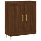 vidaXL Aparador alto madera contrachapada marrón roble 69,5x34x180 cm vidaXL Aparador alto madera contrachapada marrón roble 69,5x34x180 cm
