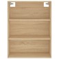 vidaXL Aparador alto madera contrachapada color roble 69,5x34x180 cm vidaXL Aparador alto madera contrachapada color roble 69,5x34x180 cm