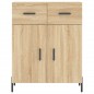 vidaXL Aparador alto madera contrachapada color roble 69,5x34x180 cm vidaXL Aparador alto madera contrachapada color roble 69,5x34x180 cm