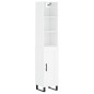 vidaXL Aparador alto madera contrachapada blanco 34,5x34x180 cm vidaXL Aparador alto madera contrachapada blanco 34,5x34x180 cm