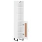 vidaXL Aparador alto madera contrachapada blanco 34,5x34x180 cm vidaXL Aparador alto madera contrachapada blanco 34,5x34x180 cm