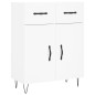 vidaXL Aparador alto madera contrachapada blanco 69,5x34x180 cm vidaXL Aparador alto madera contrachapada blanco 69,5x34x180 cm