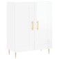 vidaXL Aparador alto madera contrachapada blanco brillo 69,5x34x180 cm vidaXL Aparador alto madera contrachapada blanco brillo 69,5x34x180 cm