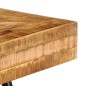 vidaXL Mesa de escritorio de madera maciza de mango 118x50x75 cm