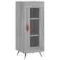 vidaXL Aparador alto madera contrachapada gris Sonoma 34,5x34x180 cm vidaXL Aparador alto madera contrachapada gris Sonoma 34,5x34x180 cm