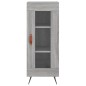 vidaXL Aparador alto madera contrachapada gris Sonoma 34,5x34x180 cm vidaXL Aparador alto madera contrachapada gris Sonoma 34,5x34x180 cm